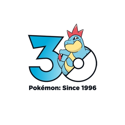 宝可梦 0159 蓝鳄 30周年纪念Logo