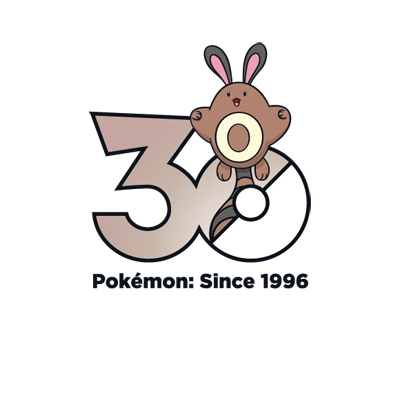 宝可梦 0161 尾立 30周年纪念Logo
