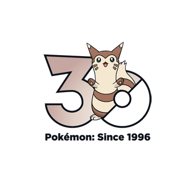 宝可梦 0162 大尾立 30周年纪念Logo