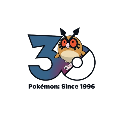 宝可梦 0163 咕咕 30周年纪念Logo