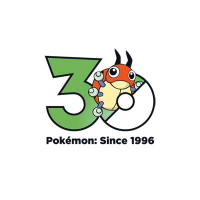宝可梦 0165 芭瓢虫 30周年纪念Logo
