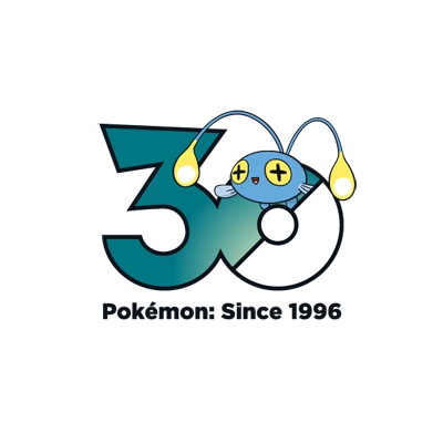 宝可梦 0170 灯笼鱼 30周年纪念Logo