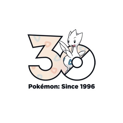 宝可梦 0176 波克基古 30周年纪念Logo