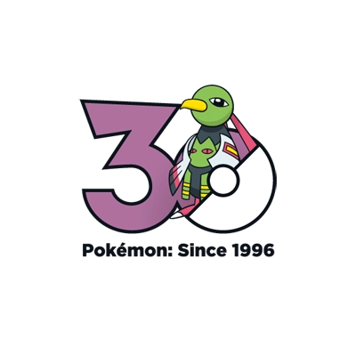 宝可梦 0178 天然鸟 30周年纪念Logo