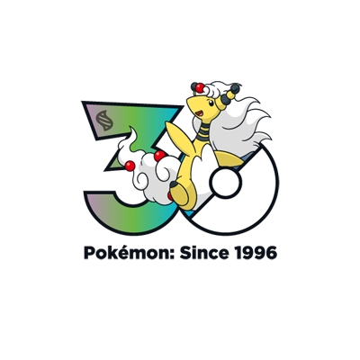 寶可夢 0181 超級電龍 30週年紀念Logo