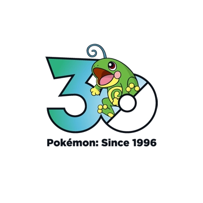 宝可梦 0186 蚊香蛙皇 30周年纪念Logo