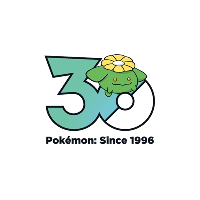宝可梦 0188 毽子花 30周年纪念Logo
