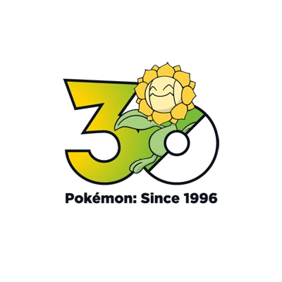 宝可梦 0192 向日花怪 30周年纪念Logo