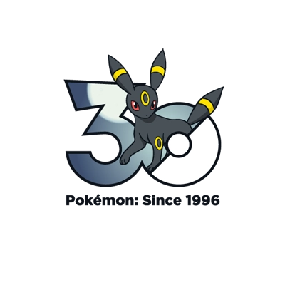 宝可梦 0197 月亮伊布 30周年纪念Logo
