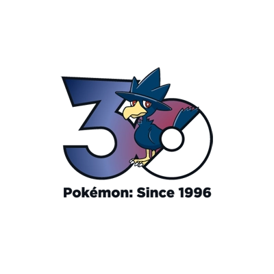 宝可梦 0198 黑暗鸦 30周年纪念Logo