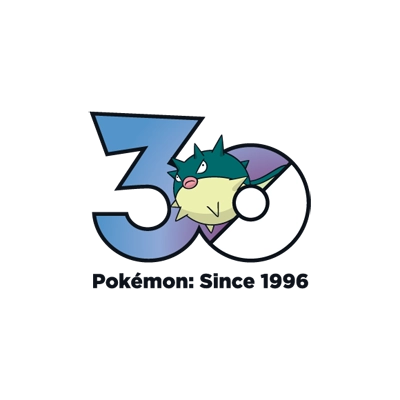 宝可梦 0211 千针鱼-洗翠的样子 30周年纪念Logo