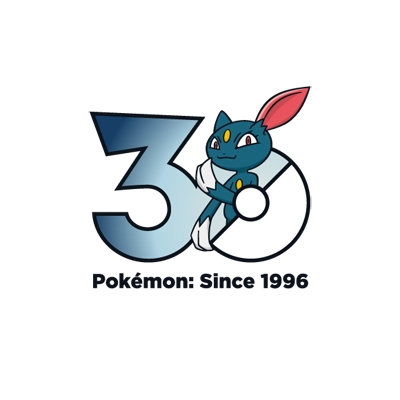 宝可梦 0215 狃拉-洗翠的样子 30周年纪念Logo