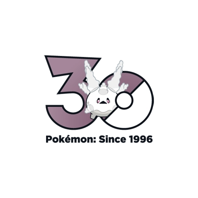 宝可梦 0222 太阳珊瑚 30周年纪念Logo