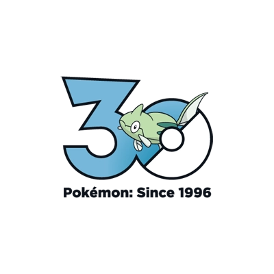 宝可梦 0223 铁炮鱼 30周年纪念Logo
