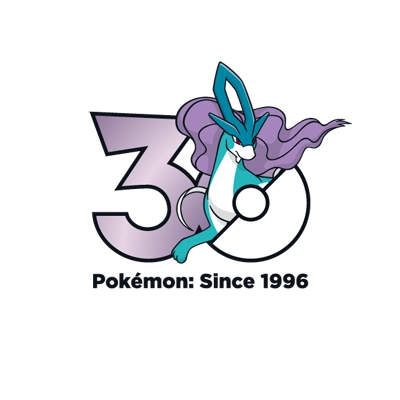 宝可梦 0245 水君 30周年纪念Logo