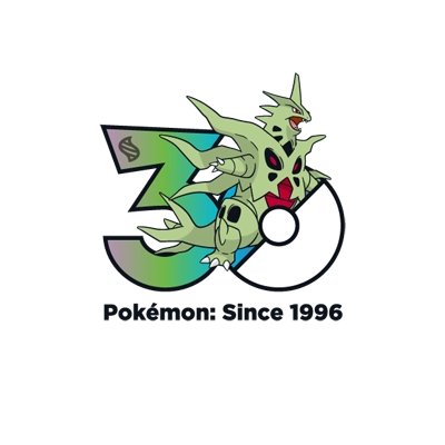 寶可夢 0248 超級班基拉斯 30週年紀念Logo