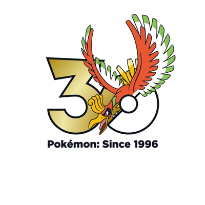 宝可梦 0250 凤王 30周年纪念Logo