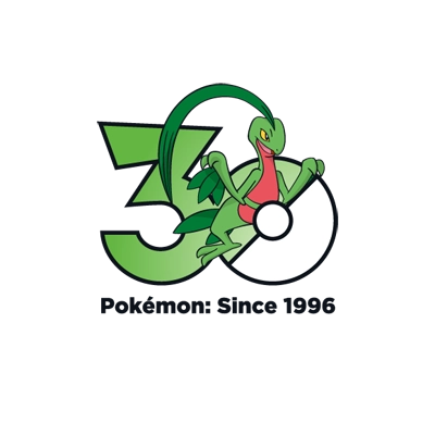 宝可梦 0253 森林蜥蜴 30周年纪念Logo