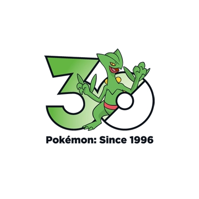 宝可梦 0254 蜥蜴王 30周年纪念Logo