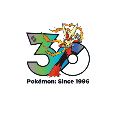 寶可夢 0257 超級火焰雞 30週年紀念Logo