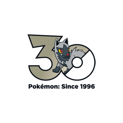 宝可梦 0261 土狼犬 30周年纪念Logo