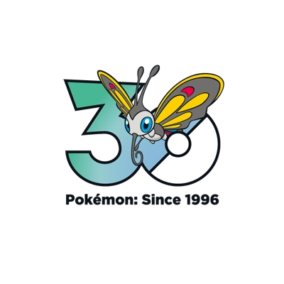 宝可梦 0267 狩猎凤蝶 30周年纪念Logo