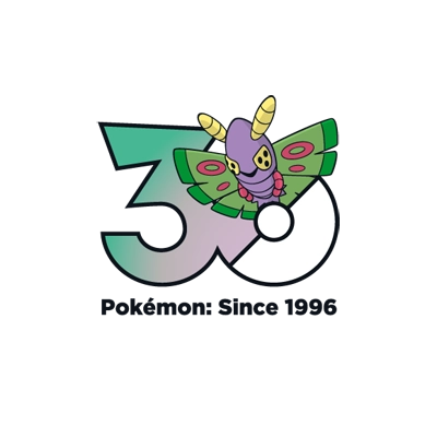 宝可梦 0269 毒粉蛾 30周年纪念Logo