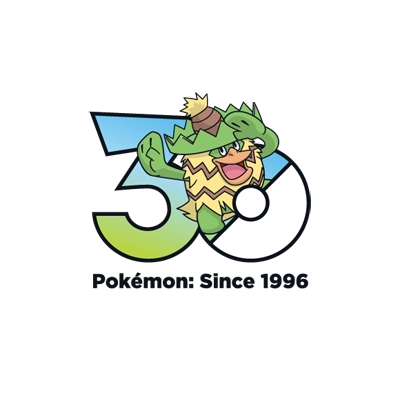 宝可梦 0272 乐天河童 30周年纪念Logo