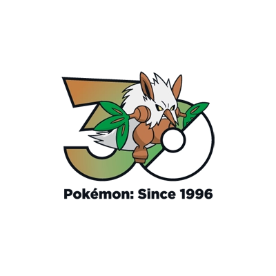 宝可梦 0275 狡猾天狗 30周年纪念Logo