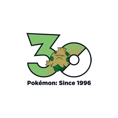 宝可梦 0285 蘑蘑菇 30周年纪念Logo