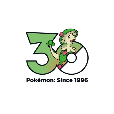 宝可梦 0286 斗笠菇 30周年纪念Logo
