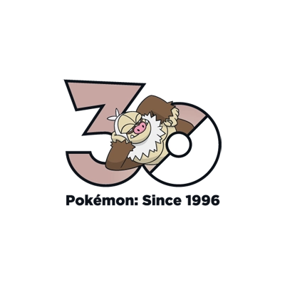 宝可梦 0289 请假王 30周年纪念Logo