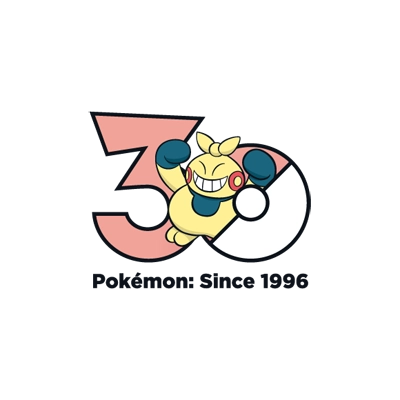 宝可梦 0296 幕下力士 30周年纪念Logo