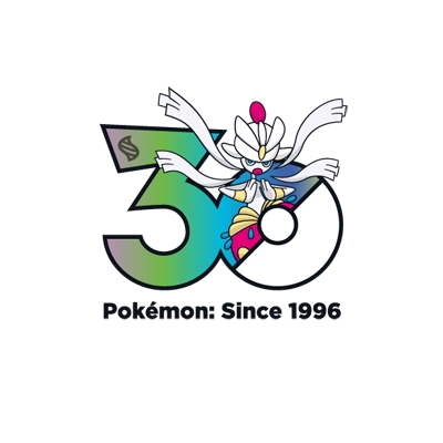 寶可夢 0308 超級恰雷姆 30週年紀念Logo