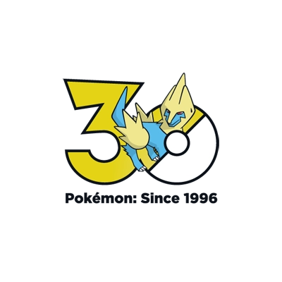 宝可梦 0310 雷电兽 30周年纪念Logo