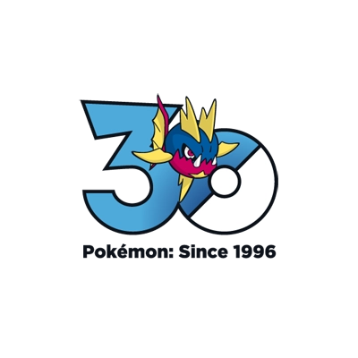 宝可梦 0318 利牙鱼 30周年纪念Logo