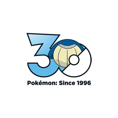 宝可梦 0320 吼吼鲸 30周年纪念Logo