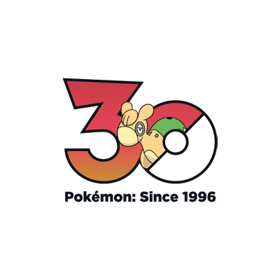 宝可梦 0322 呆火驼 30周年纪念Logo