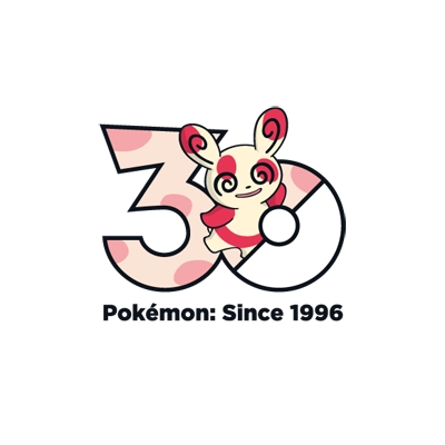 宝可梦 0327 晃晃斑 30周年纪念Logo