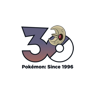 宝可梦 0337 月石 30周年纪念Logo