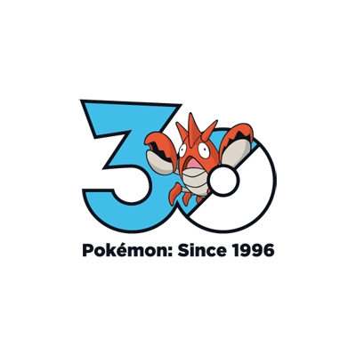 宝可梦 0341 龙虾小兵 30周年纪念Logo