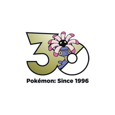 宝可梦 0345 触手百合 30周年纪念Logo
