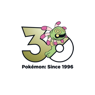 宝可梦 0346 摇篮百合 30周年纪念Logo