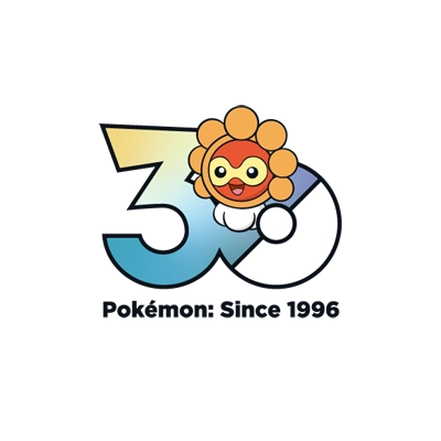 寶可夢 0351 飄浮泡泡 30週年紀念Logo