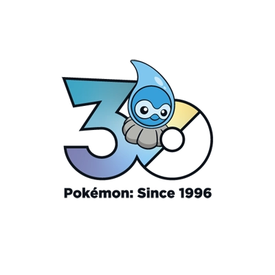 寶可夢 0351 飄浮泡泡 30週年紀念Logo