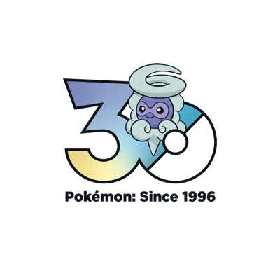寶可夢 0351 飄浮泡泡 30週年紀念Logo