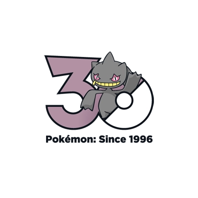 宝可梦 0354 诅咒娃娃 30周年纪念Logo