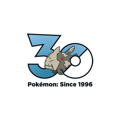 宝可梦 0369 古空棘鱼 30周年纪念Logo