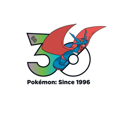 宝可梦 0373 超级暴飞龙 30周年纪念Logo