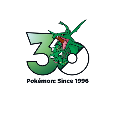 宝可梦 0384 烈空坐 30周年纪念Logo